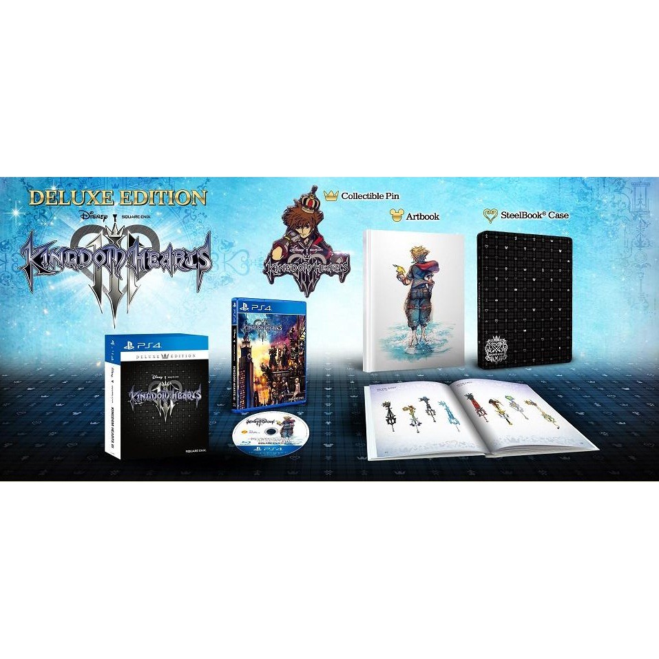 Ps4 Kingdom Hearts 3 R3 Deluxe Edition Shopee Malaysia
