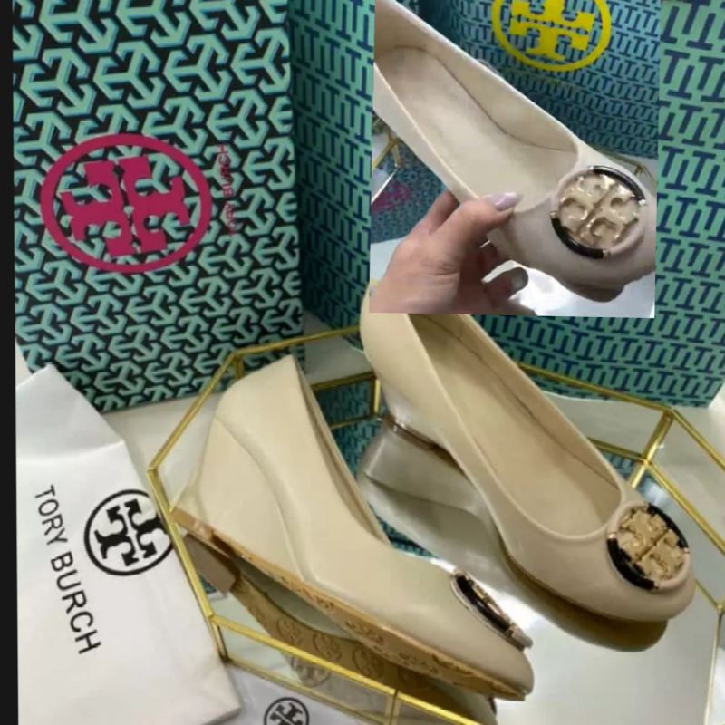 Minioutlet Tory Burch wedges shoes TB kasut wedges 坡跟鞋 | Shopee Malaysia