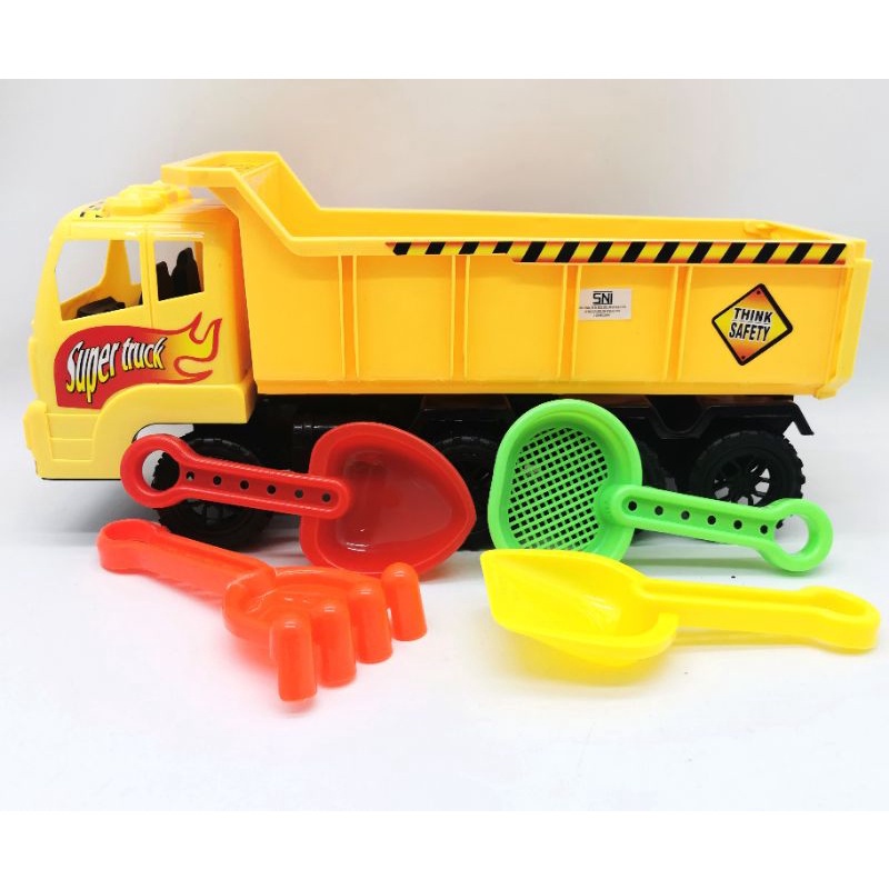 Children's Dump Truck Toys / Sand Truck Toys Get Sand Shovels / Toy Truck Pertmina Tank SPBU