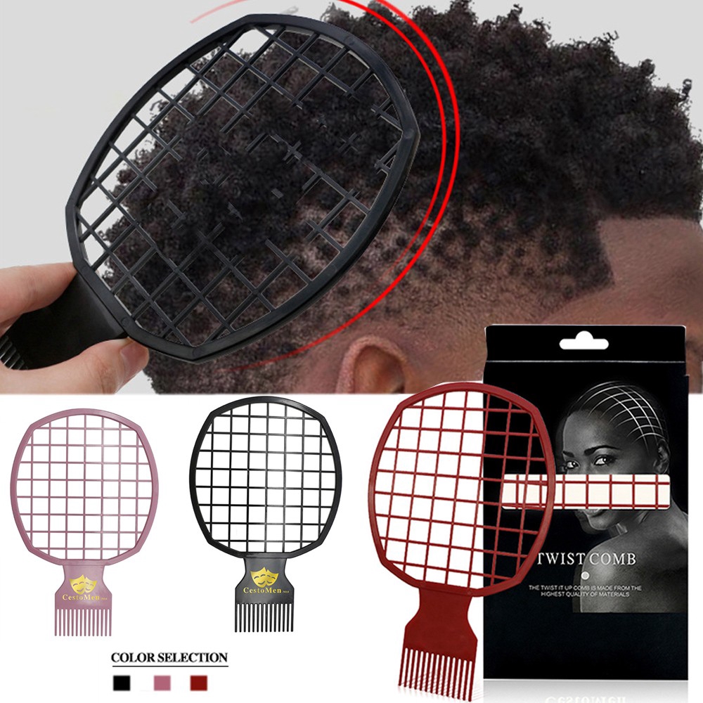 1pcs Twist It Up Men S Comb Professional Curly Hair Dirty Braid