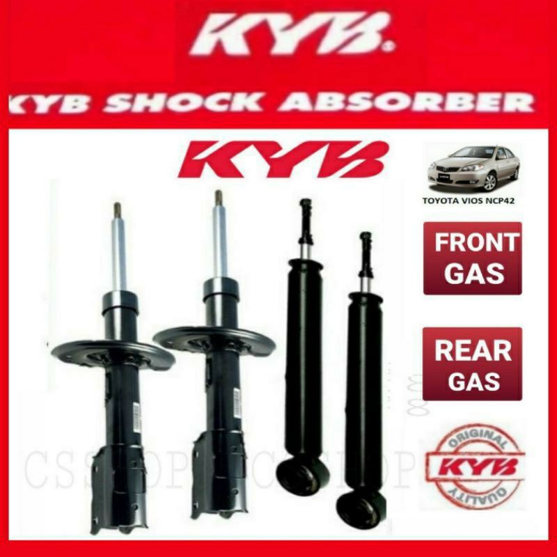 Buy Kyb Toyota Vios Ncp42 2003 2006 Absorber Front And Rear Gas 1set 4pcs Original Kayaba Kyb New Suspension Vios Ncp42 Seetracker Malaysia