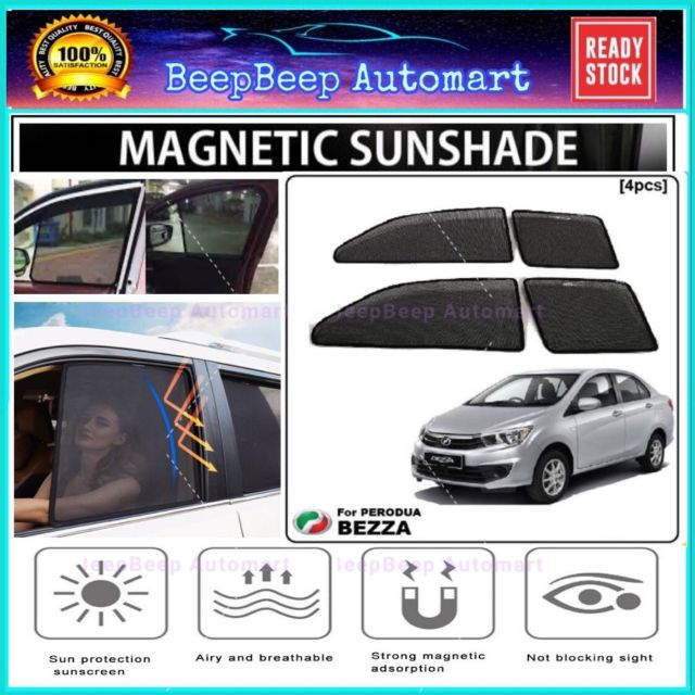 PERODUA BEZZA OEM MAGNETIC SUNSHADE | Shopee Malaysia