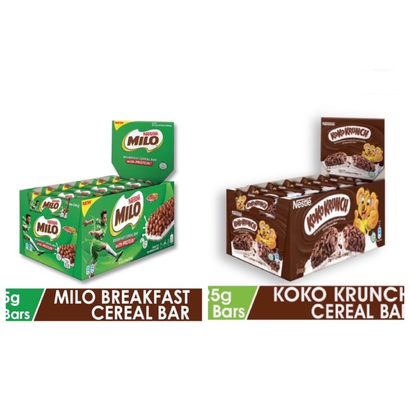 Nestle Milo Cereal Bar Nestle Kokocrunch Cereal Bar 24pcs X 23.5g/25g