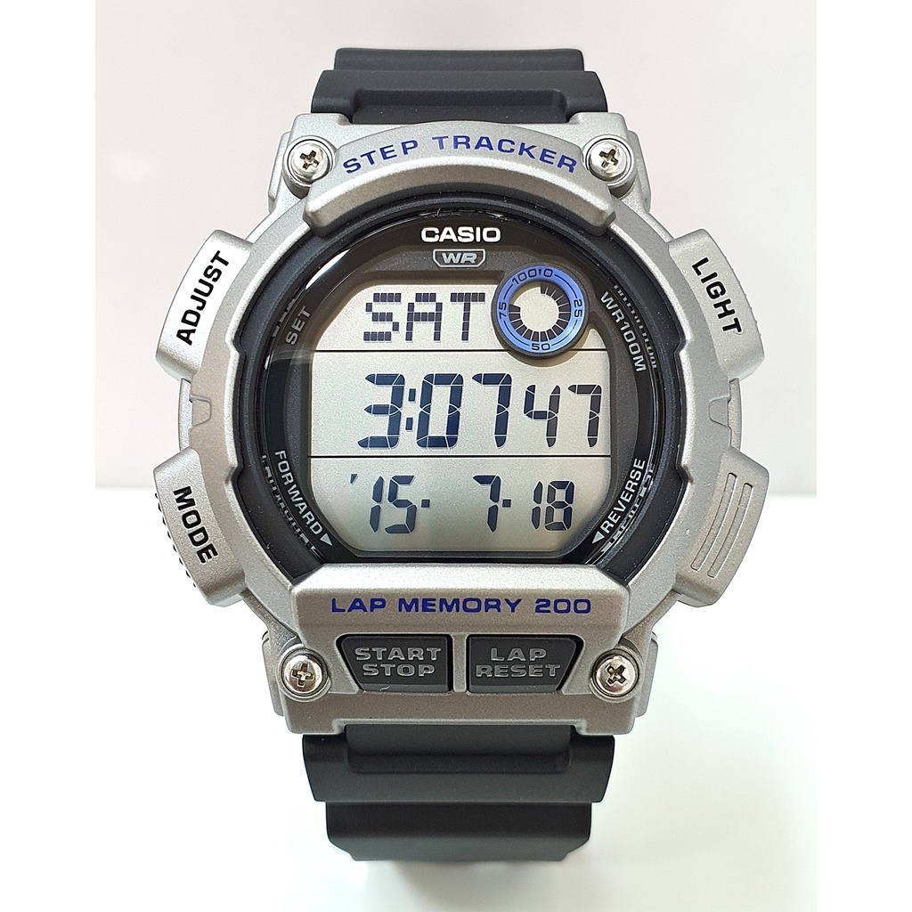 CASIO Step Tracker Digital Sport Watch WS2100H1A2VDF Shopee Malaysia
