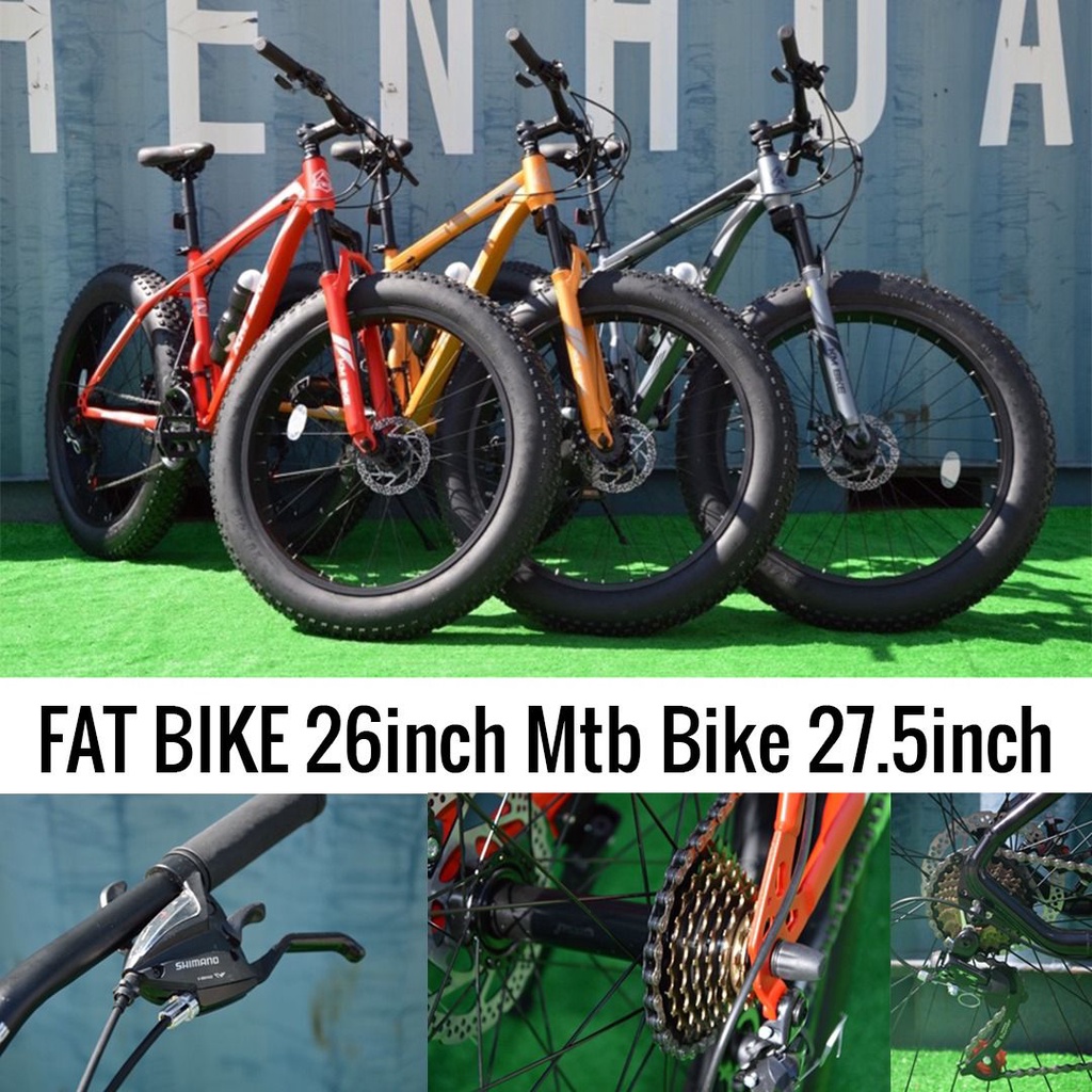 fat bike 21 gears shimano