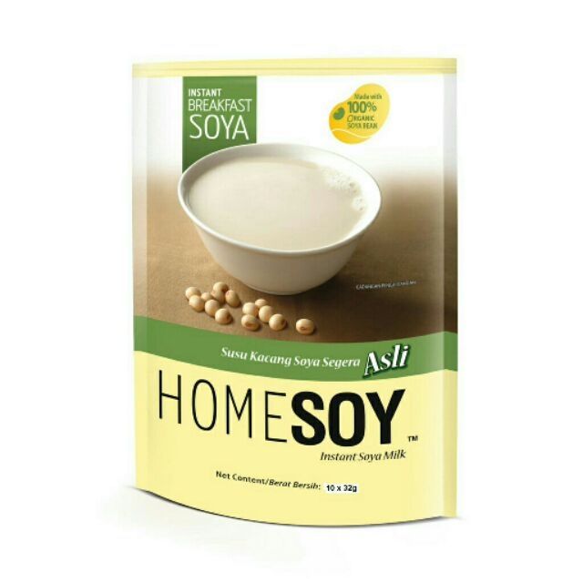 Homesoy Instant Soya Milk (10 X 32g) X 1 pack Shopee Malaysia