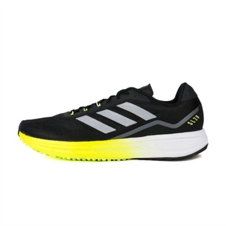 100% Original Adidas SL20 - Men Running Shoes (Core Black/Solar Yellow) FW9156 mesh breathable 