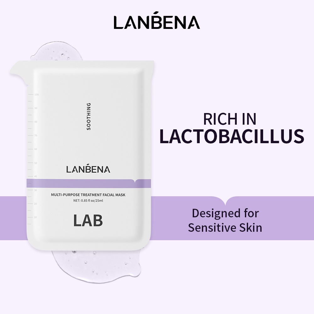 LANBENA Soothing Anti-Sensitive Repair Skin Facial Mask -Rich in ...