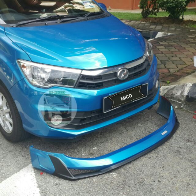 Perodua Bezza (2016) Gaer Up Style Front Skirt Skirting Bumper Lower ...