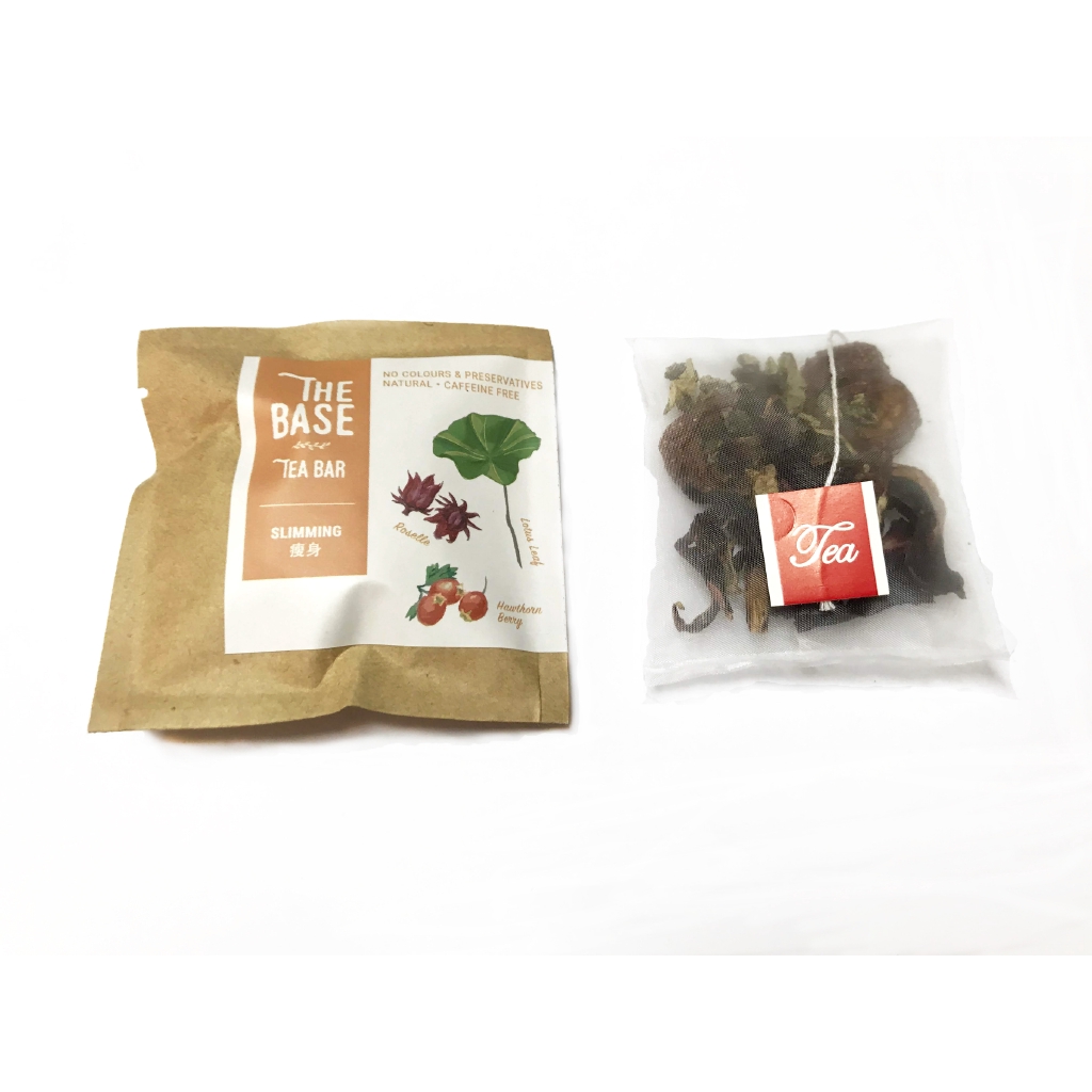 The Base Slimming Herbal Tea Flower Tea - 12 sachets | Kurus Teh Bunga [lotus, hawthorn fruit, roselle] 瘦身 花茶