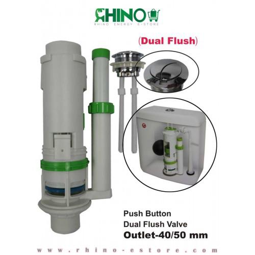 Fish Brand Push Button Dual Flush Valve Flushing Cistern 50mm Shopee