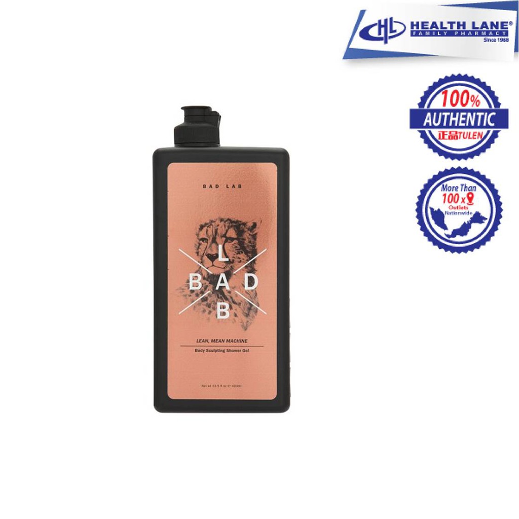 BAD LAB Lean Mean Machine Body Sculpting Shower Gel (400ml) Shopee