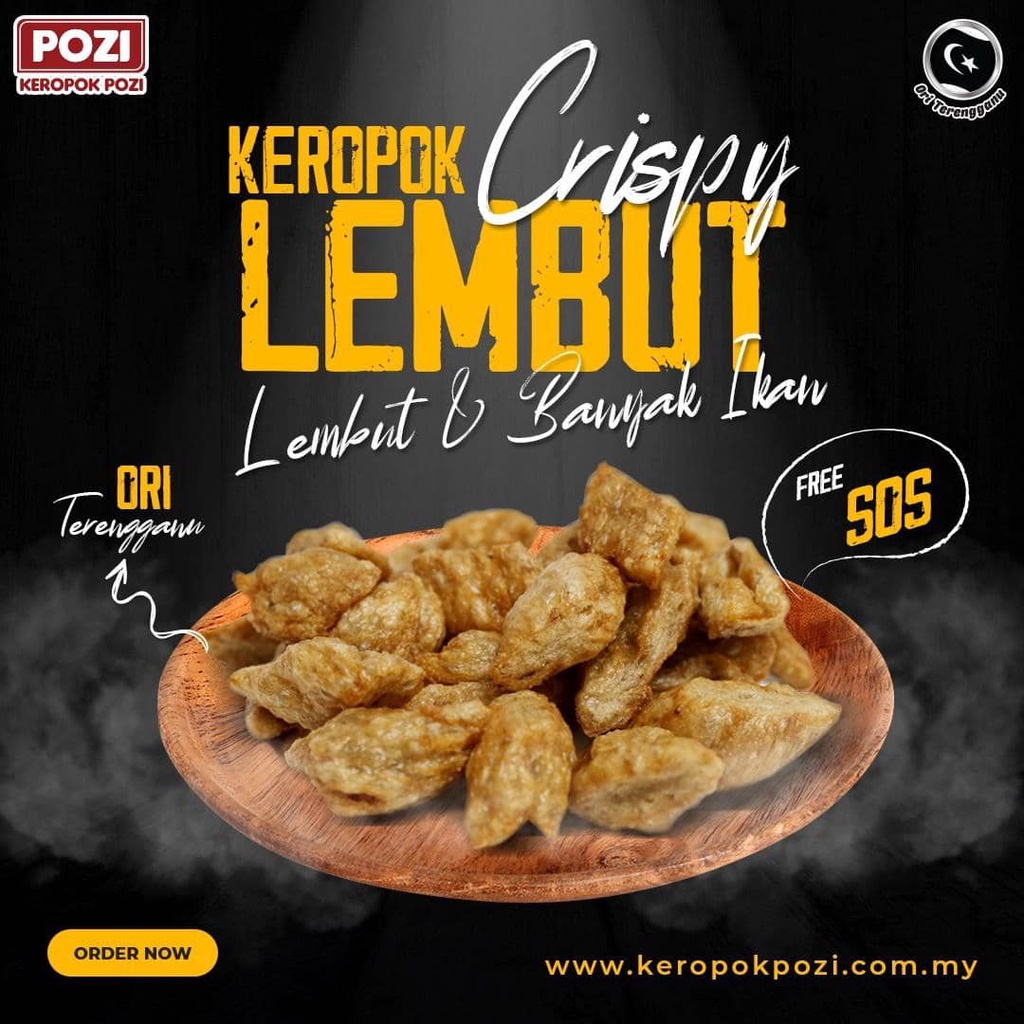 [KEROPOK POZI] Keropok Lekor Terengganu Original