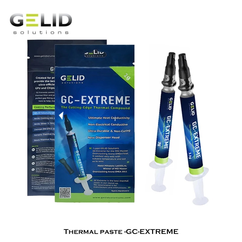 GELID GC-Extreme 2.0g/3.5g/10g PC CPU Heat Sink Fan Thermal Grease VGA paste compound Processor Cooler Cooling Heatsink Plaster