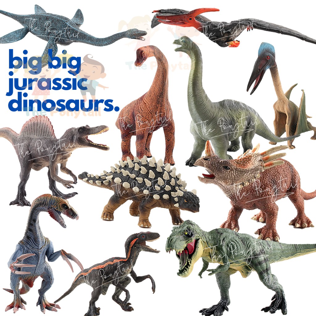 Dinosaur Toys Jurassic World Toys Dinasour Toys for Kids Dino Big Size T Rex Raptor Action Figure Mainan Dinosaur 恐龙恐龍玩具