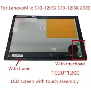 Original 12 Lcd Screen Touch Digitizer Assembly Replacement For Lenovo Ideapad Miix 510 12ikb 80xe Miix 510 12isk Lcd Dispaly Shopee Malaysia