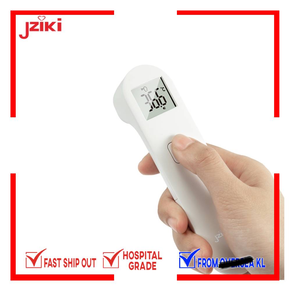 JZIKI JZK-609 Non Contact Baby Thermometer Infrared LCD Body Temperature Fever Digital IR Measurement Tool Gun FOR Adult