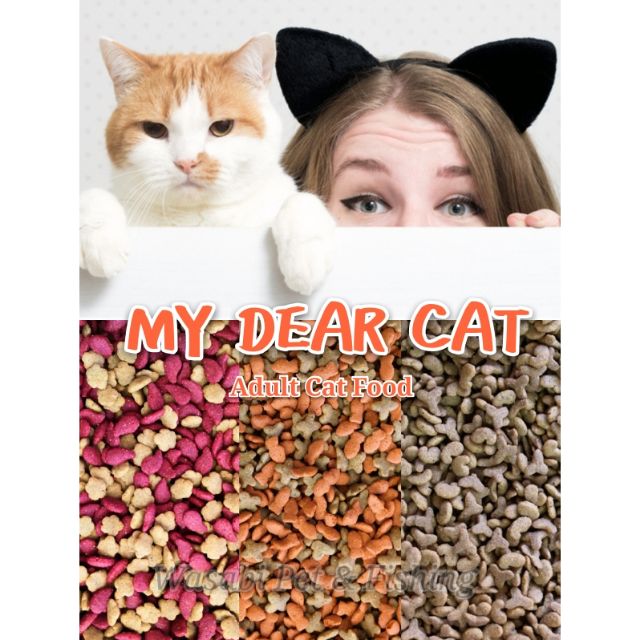 My Dear Cat Adult Cat Food Makanan Kucing 1kg Repack