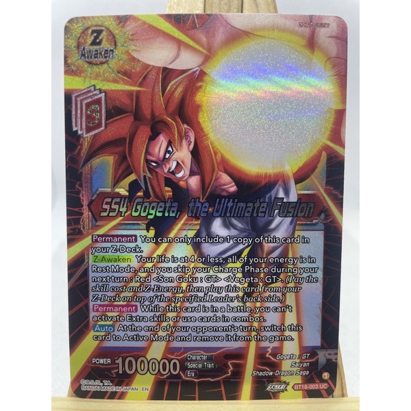 Z Legend, Foil ZLeader Cards Dragon Ball Super Card Game Dragon