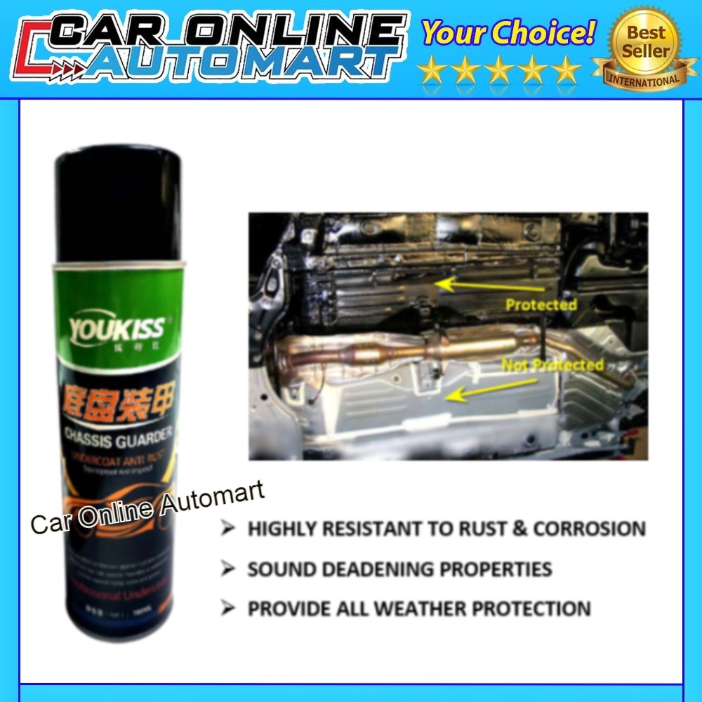 EASY DIY Soundproof AntiImpact YOUKISS Profesional Undercoating Chassis Guarder Undercoat Anti