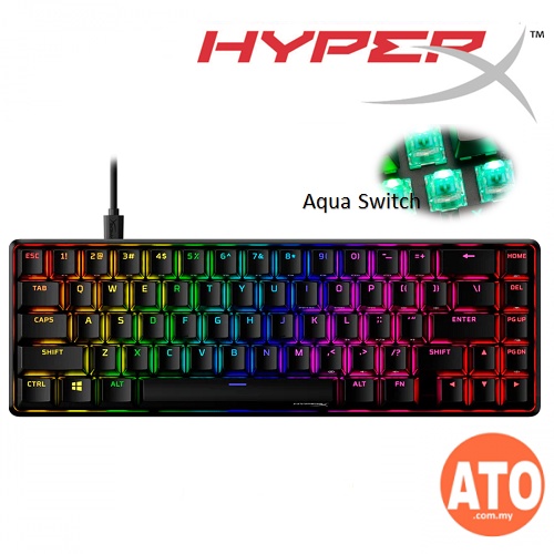 HYPERX Alloy Origins 65 Mechanical Gaming Keyboard (Red / Aqua Switch