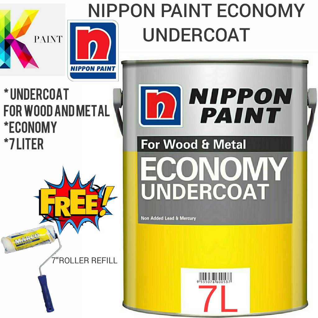 NIPPON PAINT ECONOMY UNDERCOAT (7 LITER) FOR WOOD AND METAL Shopee Malaysia