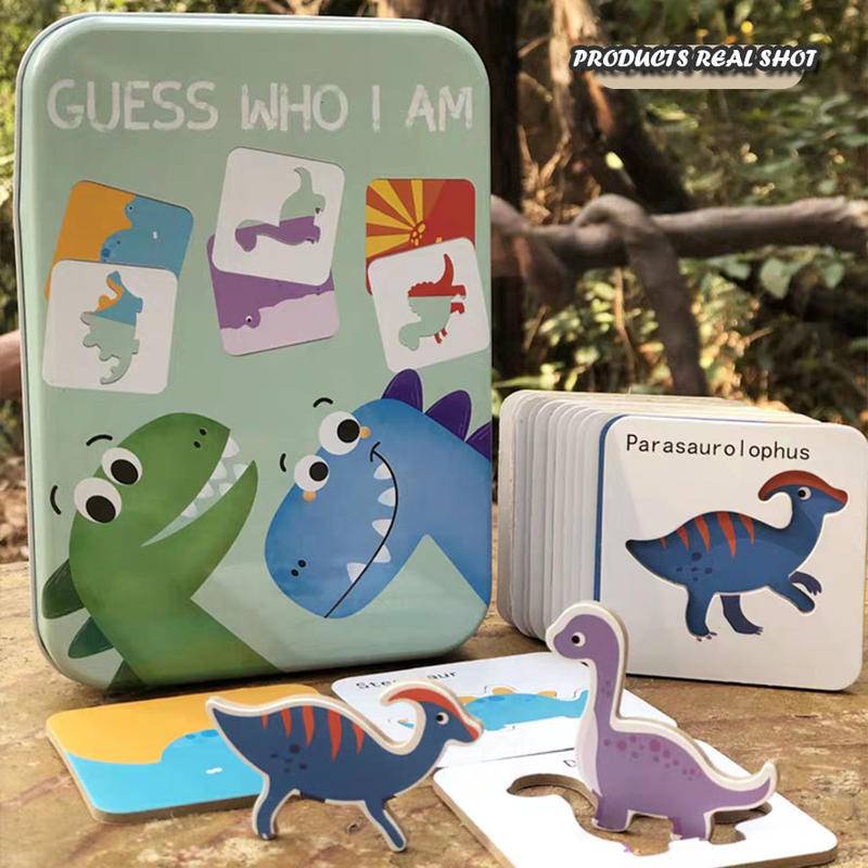 Essential Reliable Kids jigsaw toys 0-2 year early learning educational easy elementary wood toy Matching dinosaur an... - Image 5