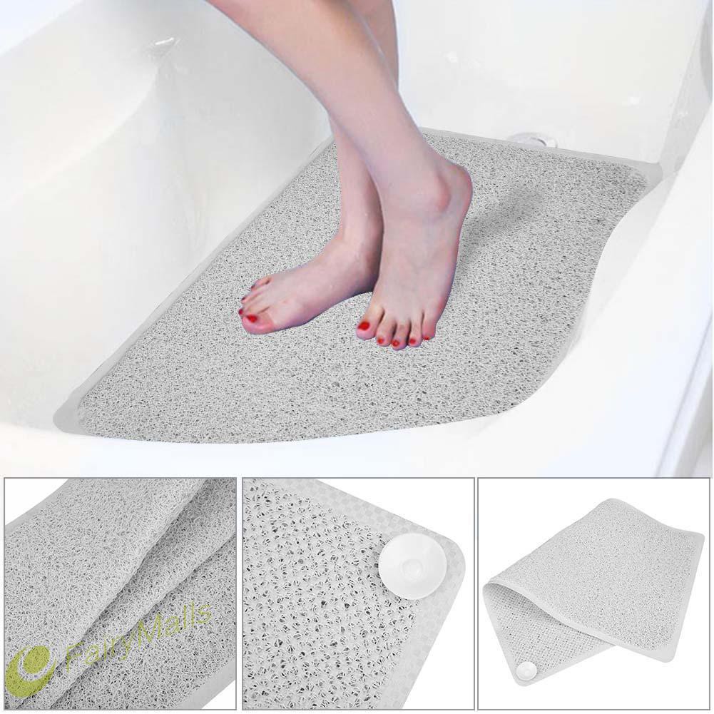 Plastic Anti Slip Mat Bathroom Shower Cover Pad Door Bath Mat With