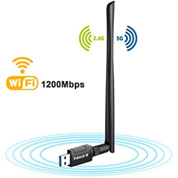 Mac OS X 10.5-10.13 SUPOLA USB Wifi Adapter 1200Mbps 802.11ac Dual Band 2.4GHz/5GHz Wifi Dongle for PC Desktop Laptop Support Windows 10/8/8.1/7/Vista/XP USB 3.0 Wireless Network Adapter 