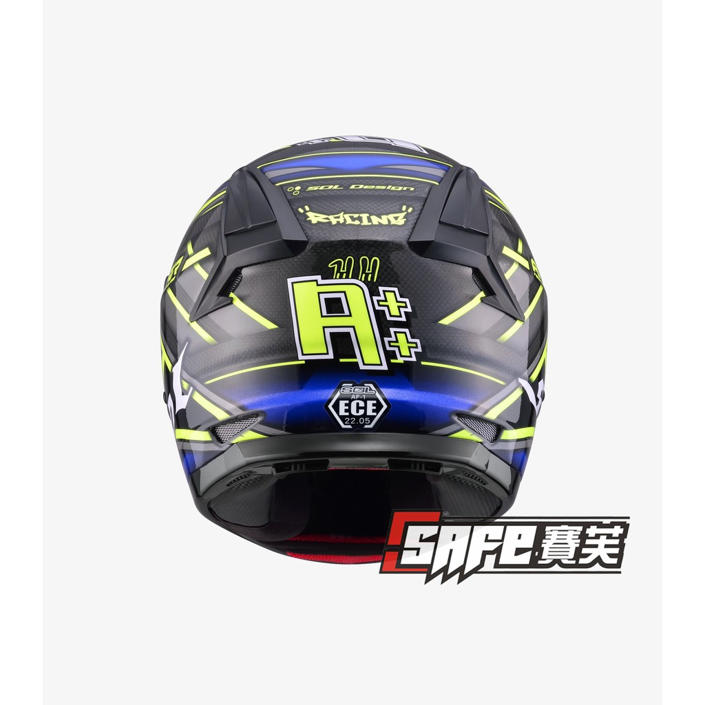 Sol Af 1 A Yo Helmet Top Carbon Fiber Lightweight Shopee Malaysia