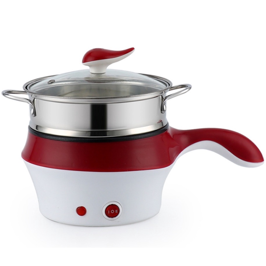 🎁KL STORE✨ 2 Layer Lopol Electric NonStick Ceramic Frying Pan Grill Rice Multi Mini Pot C