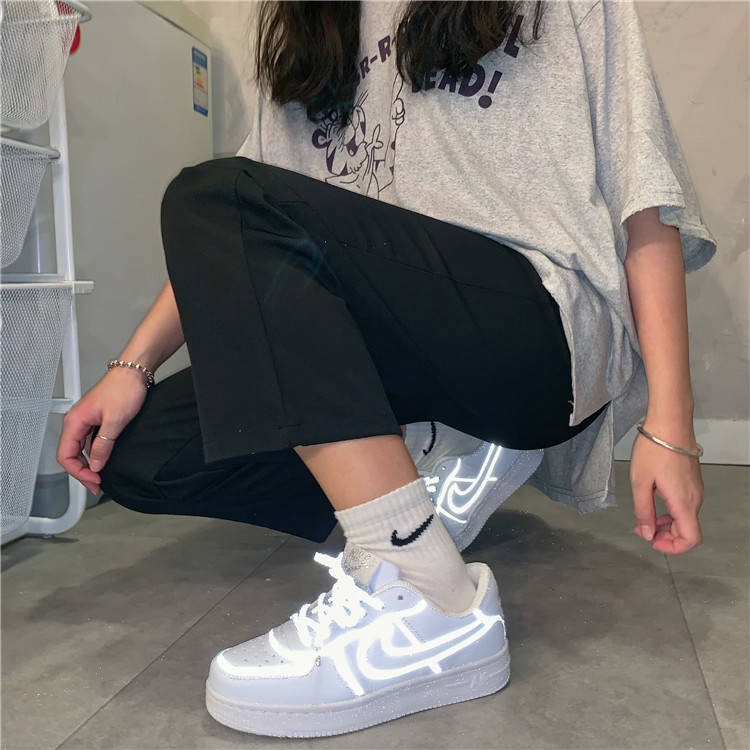 nike air force 1 mid 3m reflective