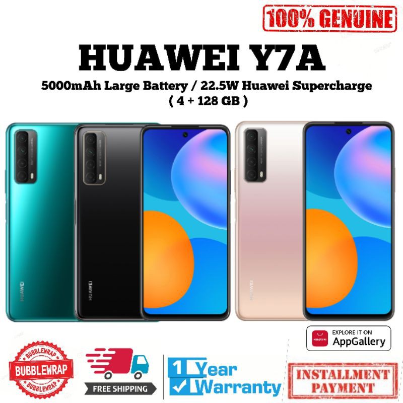 Huawei Y7a 100 Original Set Shopee Malaysia