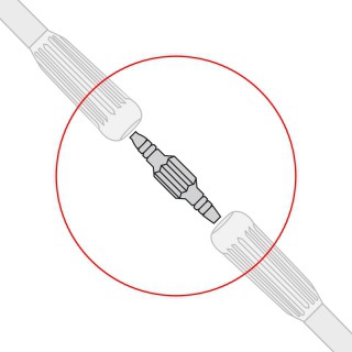 Oxygen Supply Tubing Extender (Connector) - For Nasal Cannula extension up to 4.2M