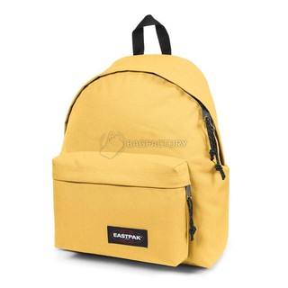 eastpak yellow backpack