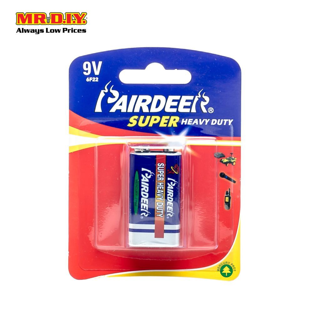 PAIRDEER SUPER HEAVY DUTY 9V 6F22 Shopee Malaysia