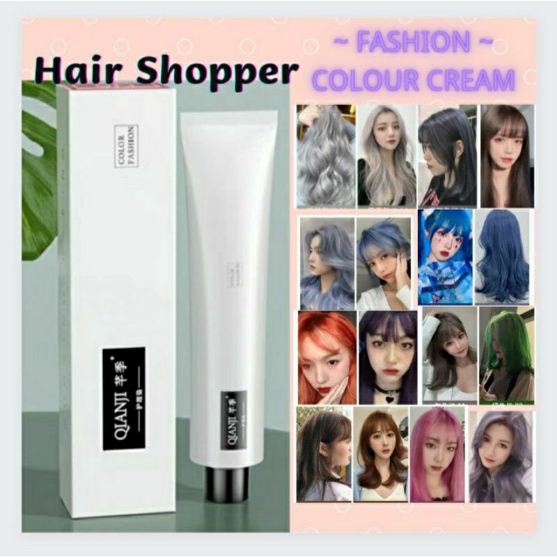 READY STOCK PROFESSIONAL JAPANESE QIANJI FARGRANCE HAIR FASHION COLOR