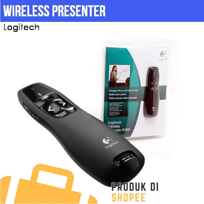 Logitech R400 Presenter Red Laser Pointer PPT Shopee Malaysia