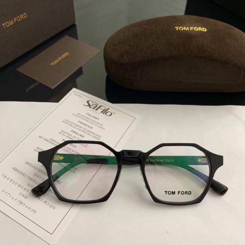 TOM FORD high quality sheet hexagonal eyeglasses frame for men and women  retro large frame optical glasses | Shopee Malaysia