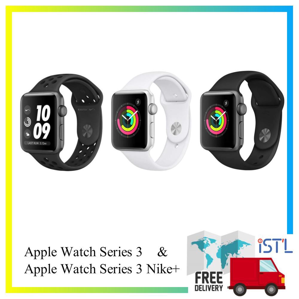 Apple Watch Series 3 Gps 38mm 42mm Smartwatch Shopee Malaysia