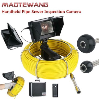 15m Waterproof USB Endoscope Pipe Inspection Sewer Drain Cleaner Industrial Set 