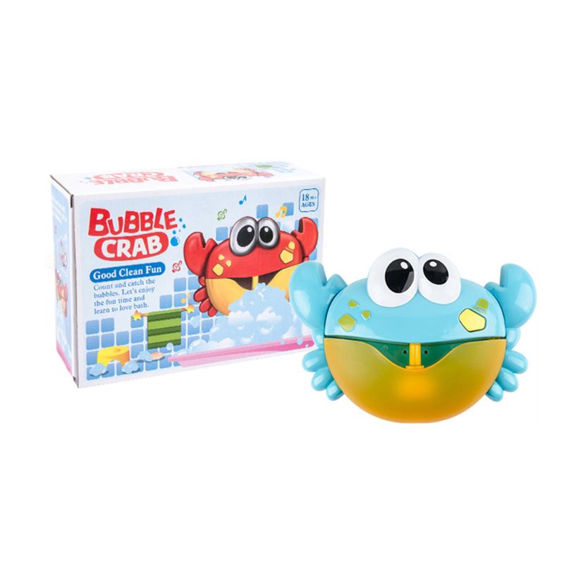 bubble crab bath toy