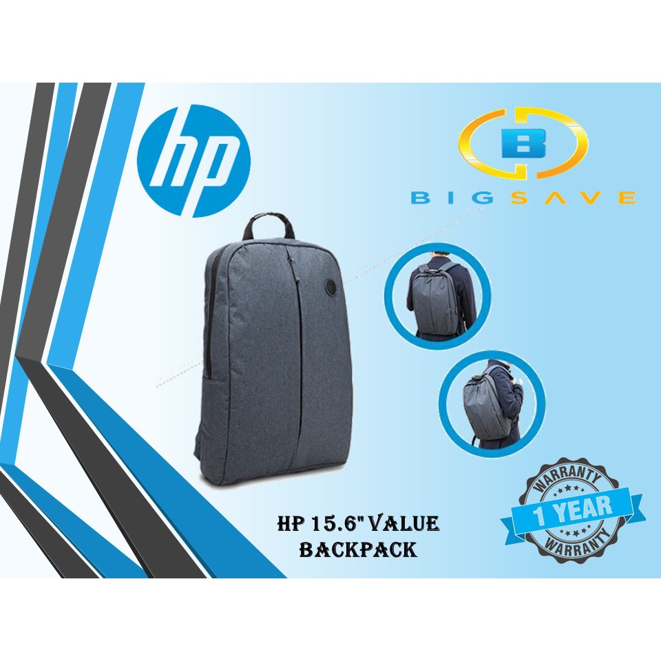 HP 15.6" VALUE BACKPACK (K0B39AAUUF) Shopee Malaysia
