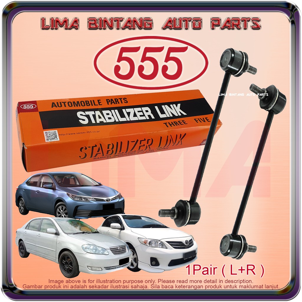 Toyota Corolla Altis ZZE121 ZZE122 ZRE142 ZRE143 ZRE172 ZRE173 Front