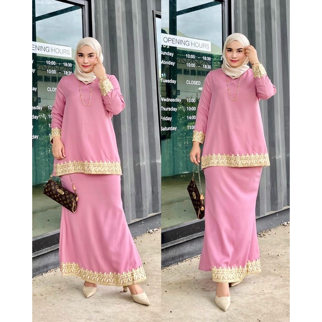 BEST SELLING BAJU KURUNG SAREE LACE MURAH | Shopee Malaysia