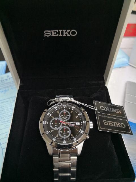 SEIKO Men Chronograph Watch 100% Original ONE Year SEIKO International  Warranty | Shopee Malaysia