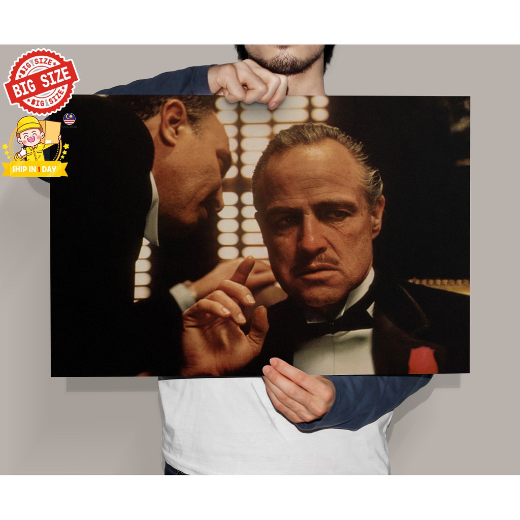 The Godfather Salvatore Retro Vintage Poster Kraft Paper Painting Wall
