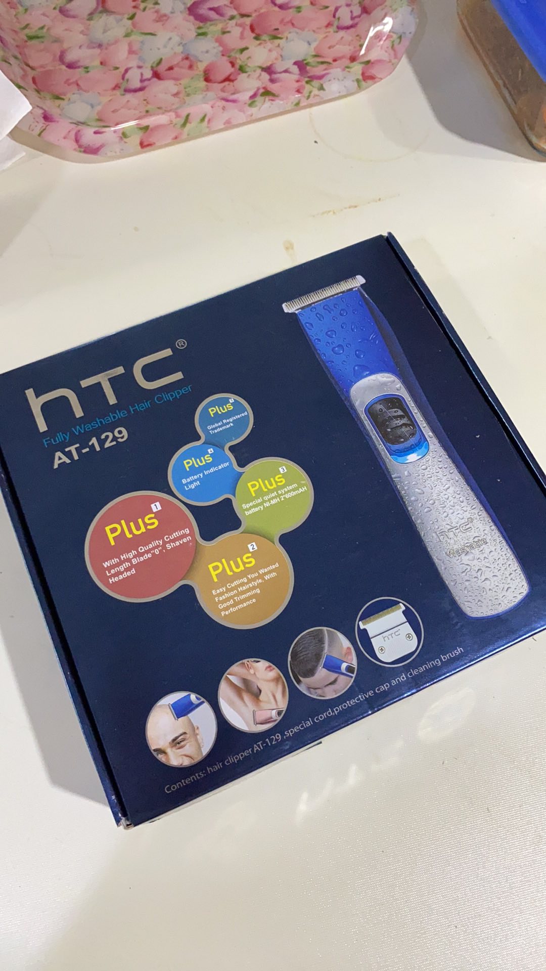 htc fully washable hair clipper at 129 c