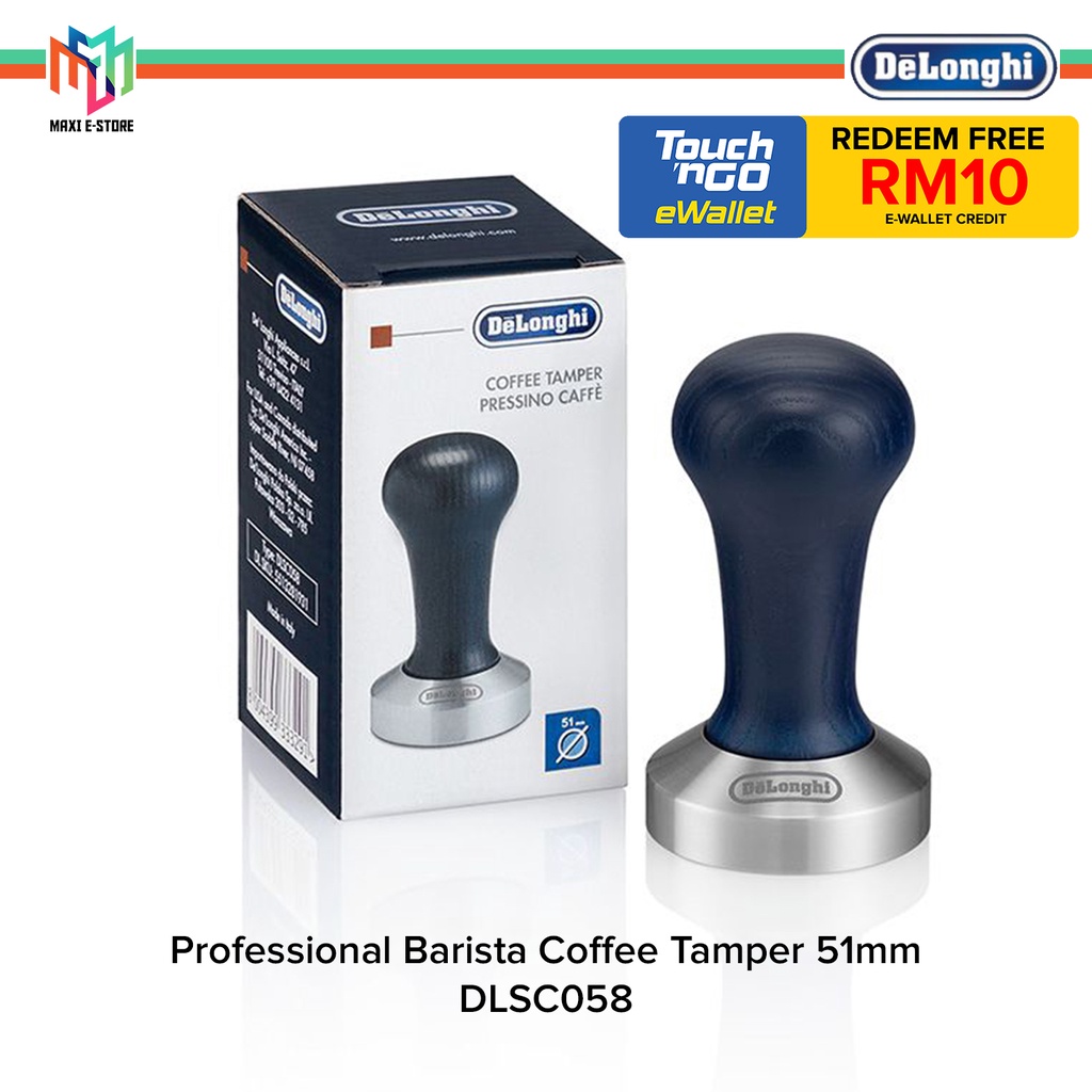 DeLonghi Professional Barista Coffee Tamper (51mm) DLSC058 Shopee