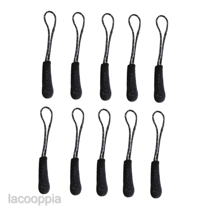 10pcs Black Color Zipper Pulls Fits/zipper Fixer 